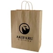 Recycled Natural Kraft Shopping Bag