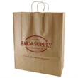 Recycled Natural Kraft Shopping Bag