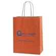 Striped Tinted Kraft Shopping Bags