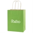 Striped Tinted Kraft Shopping Bags