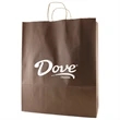 Striped Tinted Kraft Shopping Bags
