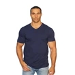 Adult V-neck Tshirts 30/1's RingSpun Unisex Tee 