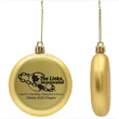 Gold Shatterproof Ornament
