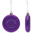 Purple Shatterproof Ornament