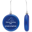 Blue Shatterproof Ornament