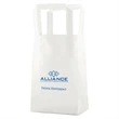 Clear Frosted Tri-Fold Handle Bags