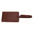 Rectangular Luggage Bag Tag with Adjustable Strap