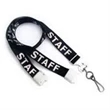 5/8" Pre-Printed "Staff" Lanyard with Swivel Hook