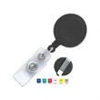 Stock Round Plastic Clip-on Badge Reel