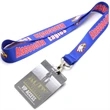 USA Made 5/8" Dye-Sublimation Lanyard with PVC ID Card