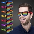 Rainbow Neon Green Billboard Sunglasses