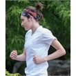 Women's V Neck Running Shirt with full color imprint