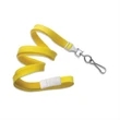 Yellow Flat Blank Lanyard Swivel Hook & Breakaway