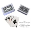 Popular Miniature Playing Card Deck, 54 Cards, 2 1/4"