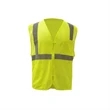 Standard Class 2 Mesh Zipper Safety Vest - Lime