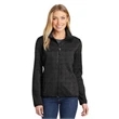 Port Authority Ladies Sweater Fleece Jacket.