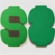 Dollar sign shaped stress reliever