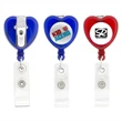 Heart Retractable Badge Holder