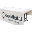 Front Panel Custom Trade Show Table Throw