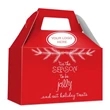 HOLIDAY GABLE BOX - FREE Full Color Logo Drop - 3 Sizes