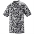 Youth Digi Camo Wicking Two-Button Jersey