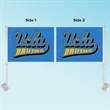 11.5" x 15"  Custom Car Flag - Double Sided