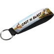Full Color Single Neoprene Wristband with 26mm Key Ring