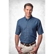 Men's Short Sleeve 100% Cotton Denim Shirt