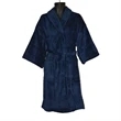 Navy Blue Shawl Bathrobe