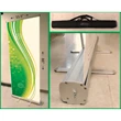 Standard 33.5 x 80 Inch Retractable Banner with Graphic