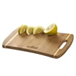Stripe Handle Premium Bamboo Cutting Board