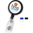 30" Cord Round Jumbo Imprint Retractable Badge Reel with Met