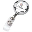 Tiffin 32" Cord Chrome Metal Sport Retractable Badge Reel