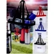 SPECIAL! Crystal clear stadium tote with web trim and handle