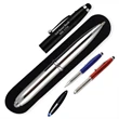 Three-In-One Stylus, Flashlight and Ballpoint Pen