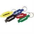 Solid Color Bottle Opener Key Ring