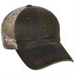 Weathered Cotton /Camo Cap