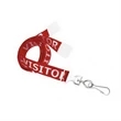 5/8" Pre-Printed "Visitor" Lanyard with Swivel Hook