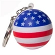 Patriotic Stress Ball Key Chain