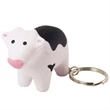 Cow Stress Ball Key Chain