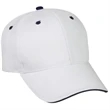 Structured Cap with Contrasting Accent