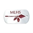 1 3/4" Power Stamped® Dog Tag