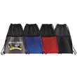 Drawcord Backpack With Zipper Pocket