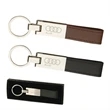 Leather And Silver Keyring