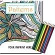 Relax Pack-Patterns Coloring Book - Adults + Colored Pencils