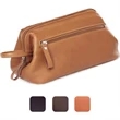 Framed Leather Toiletry Case