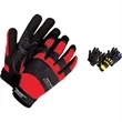 Mechanics Glove Synthetic Leather Anti-Vib Gel Palm