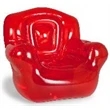 41"W x 38"H x 35"D Custom Inflatable Chair, Red