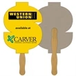 Dollar Sign Recycled Hand Fan
