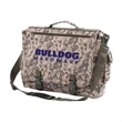 Digital Camo Briefcase Messenger Bag